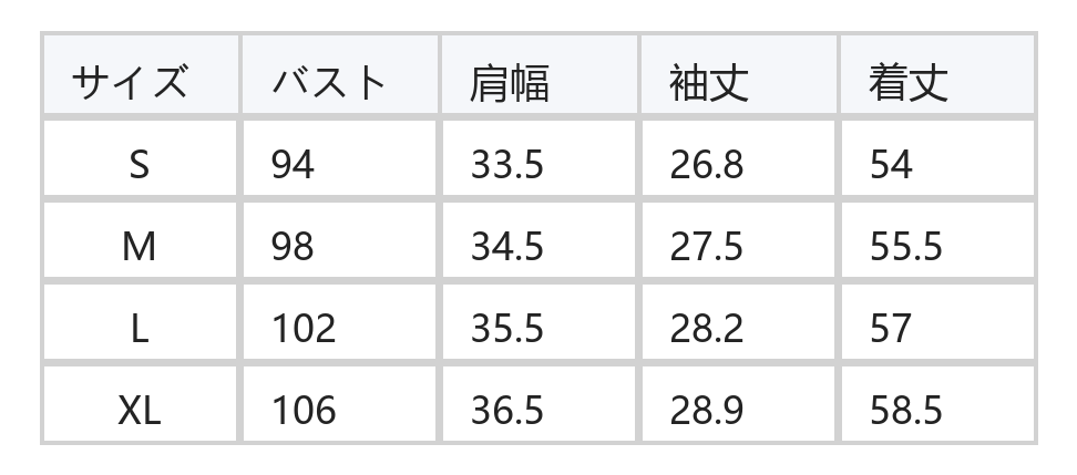Vネック レーストリム 刺繍 パフスリーブ 半袖ブラウス size chart 1
