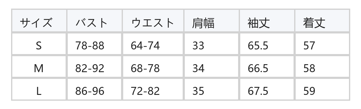 深V リボン結び シャーリングウエスト ドット柄 長袖ブラウス size chart 1