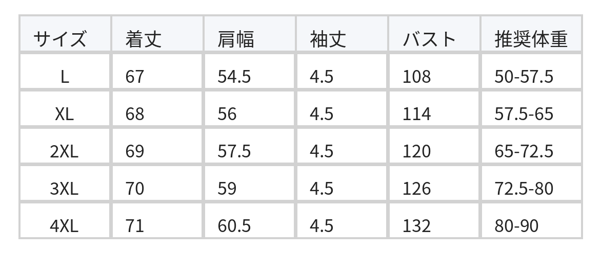 「全2色」レース切り替え ワイドショルダー ダークブルーシャツ size chart 1