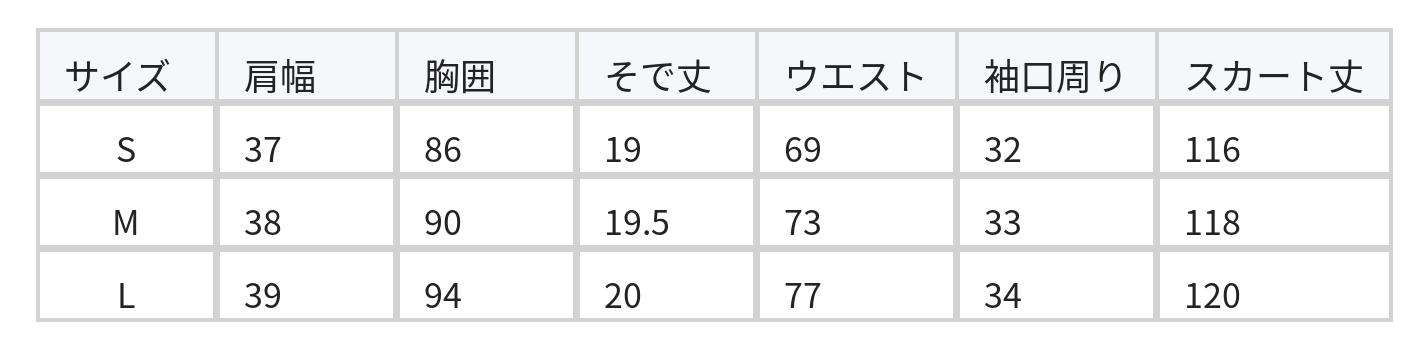 配色フリル ウエストマーク ワンショルダーワンピース size chart 1