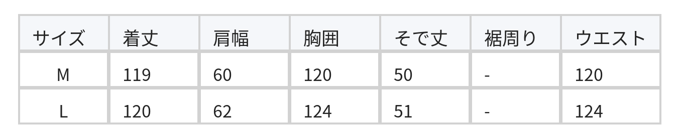 襟付き前立て ラグラン袖 切替フリルヘム スウェットワンピース size chart 1