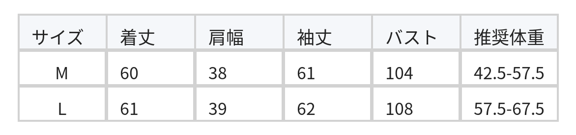 【秋新作】レース襟ストライプシャツ size chart 1