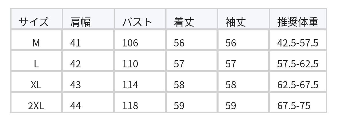 ストライプ・スタンドカラーバルーンスリーブブラウス size chart 1