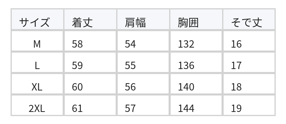 フリルカラーのゆったりブラウス size chart 1