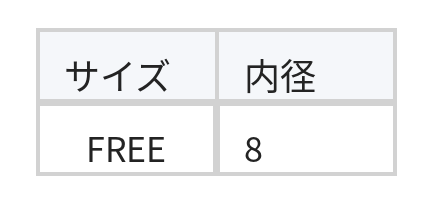 高輝きクローバーの繊細イヤーカフ size chart 1