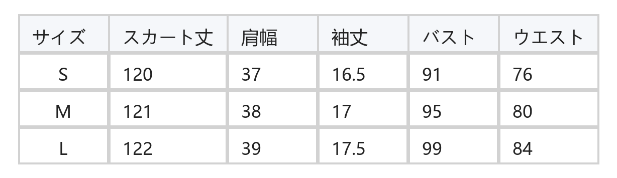 フリルVネック ウエストシェイプ リボン付き 小花柄ワンピース size chart 1