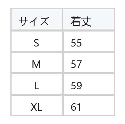 立体プリーツ フリルスリーブ ティアードシャツ size chart 1