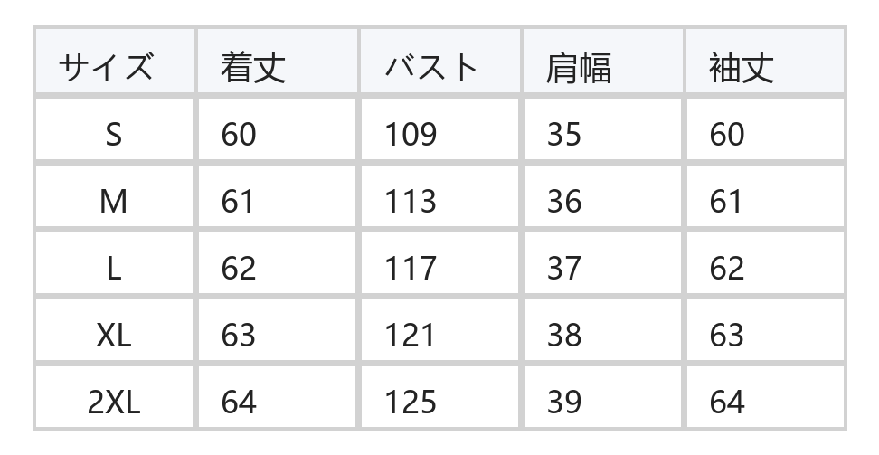 リボン付き ラウンドネック 小花柄 ギャザー感 長袖シャツ size chart 1
