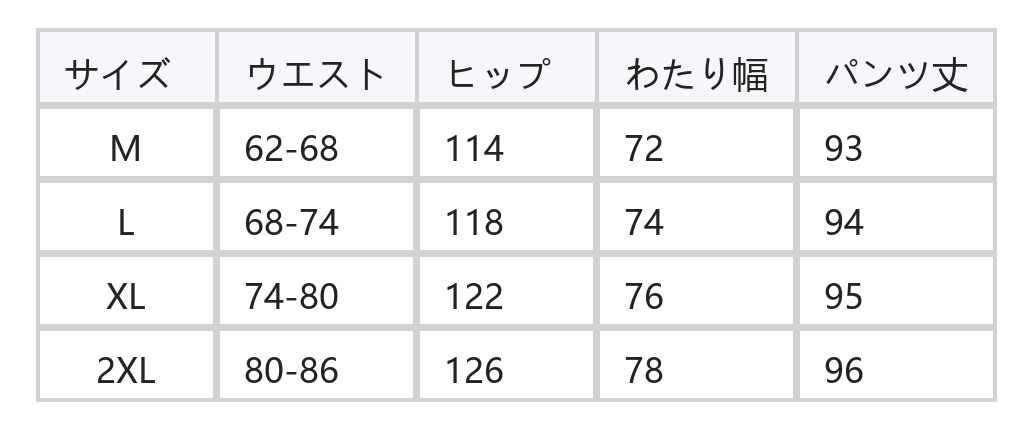 ハイウエスト タック入り ワイドパンツ（九分丈） size chart 1