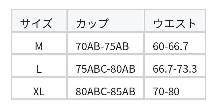 ウエストシェイプ 細見え フリルヘム ワンピース風水着 size chart 1