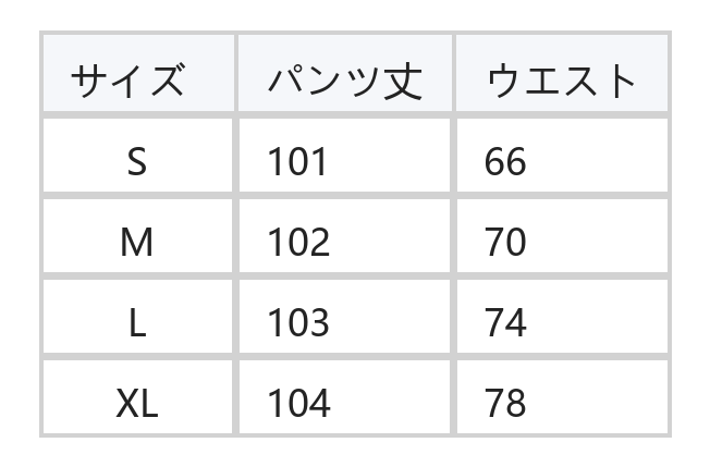ハイウエスト ダブルボタンウエスト ストレートワイドパンツ size chart 1