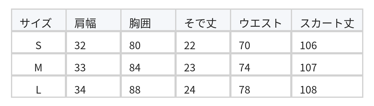 ウエストシェイプ ギャザー ドット Vネックワンピース size chart 1