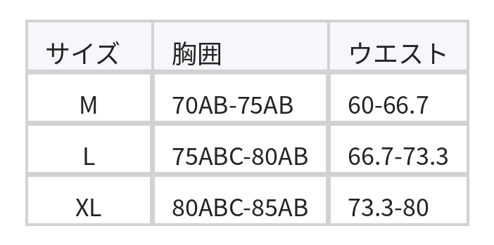 オフショルダー 配色カットアウト ワンピース水着 size chart 1