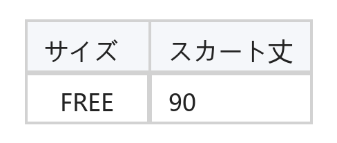 段フリル風ティアード×プリント切替 Aラインスカート size chart 1